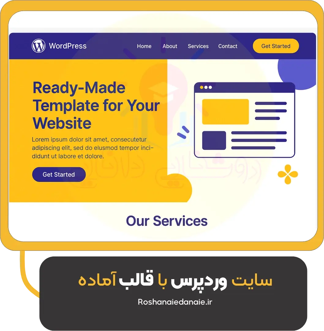 سایت وردپرس با قالب آماده