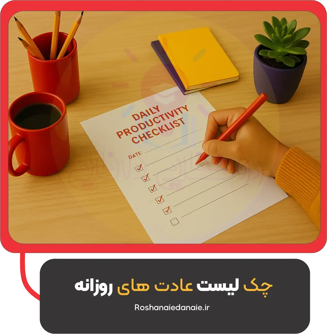 چک لیست عادت های روزانه