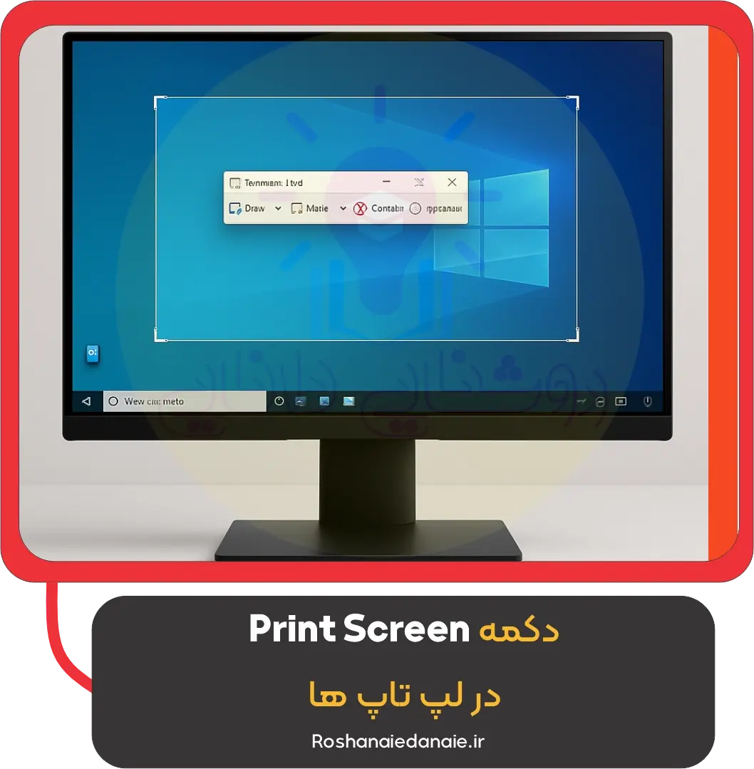 دکمه Print Screen در لپ‌تاپ‌ها