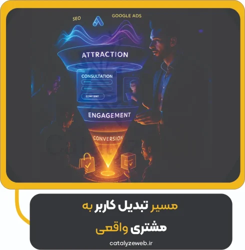 مسیر تبدیل کاربر به مشتری واقعی